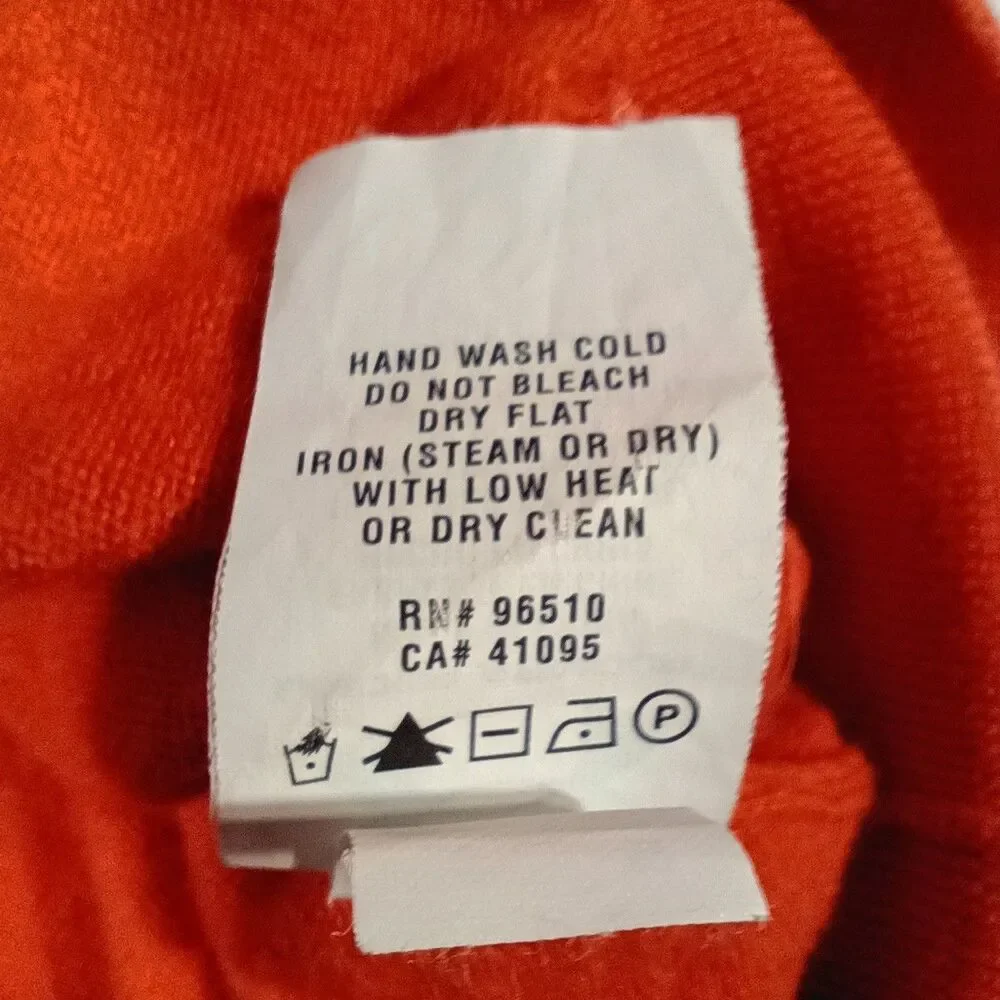 Under Armour 100% Merino Wool V Neck Sweater Orange Men's L